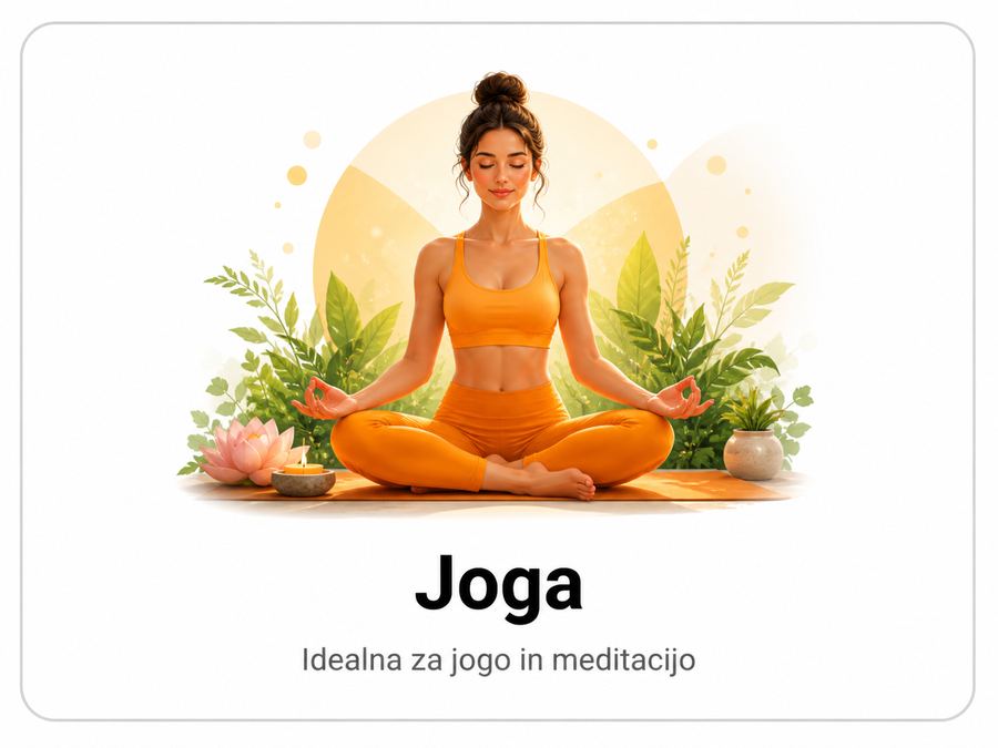 Joga v Dvorani Mirce